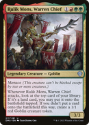 Rulik Mons, Warren Chief (DMU-217)  Foil - Dominaria United