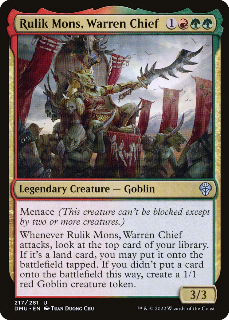 Rulik Mons, Warren Chief (DMU-217)  Foil - Dominaria United
