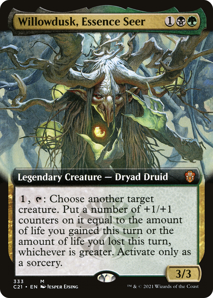 Willowdusk, Essence Seer (Extended Art) (C21-333)  - Commander 2021: (Extended Art)