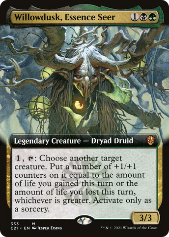 Willowdusk, Essence Seer (Extended Art) [Commander 2021]