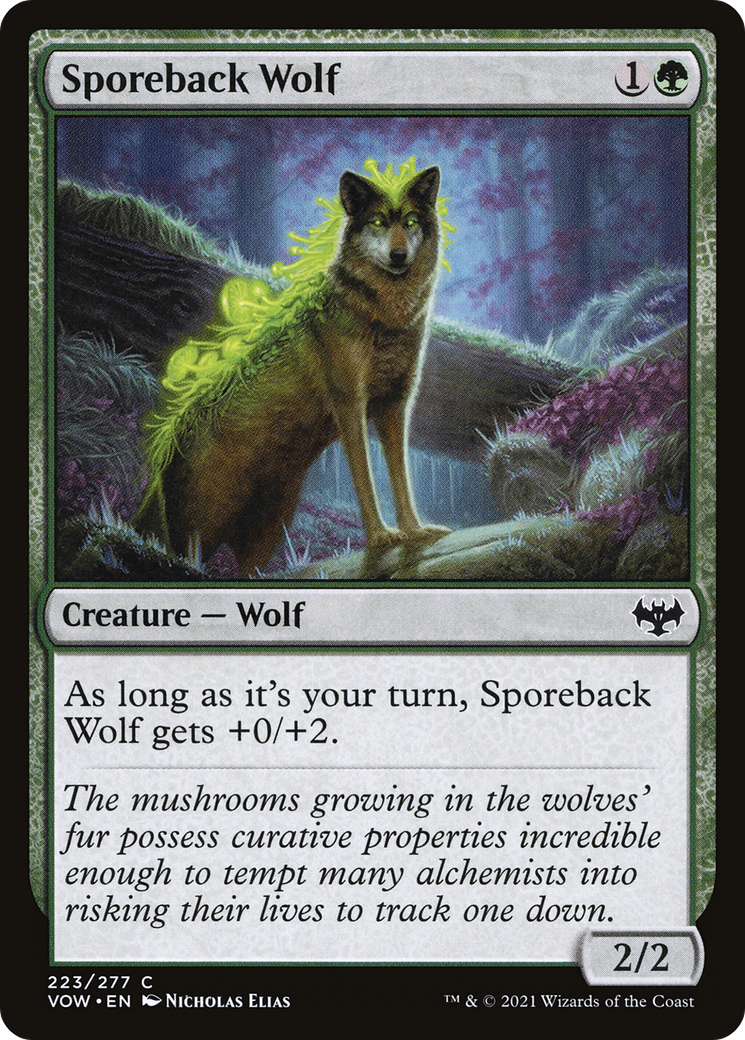 Sporeback Wolf (VOW-223)  - Innistrad: Crimson Vow