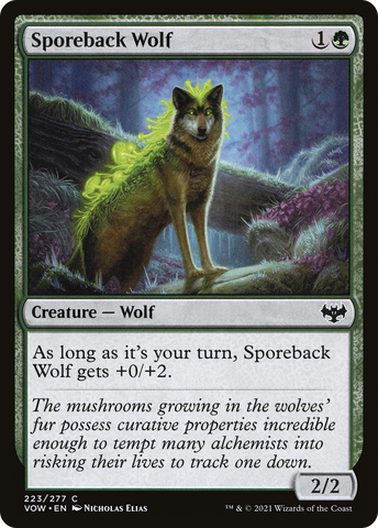 Sporeback Wolf (VOW-223)  - Innistrad: Crimson Vow