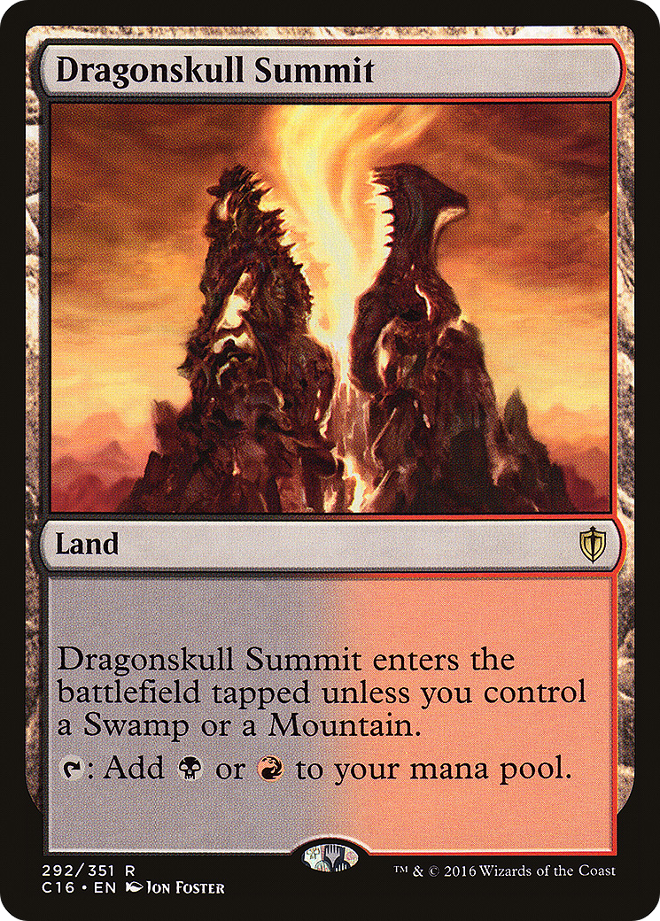 Dragonskull Summit (C16-292)  - Commander 2016