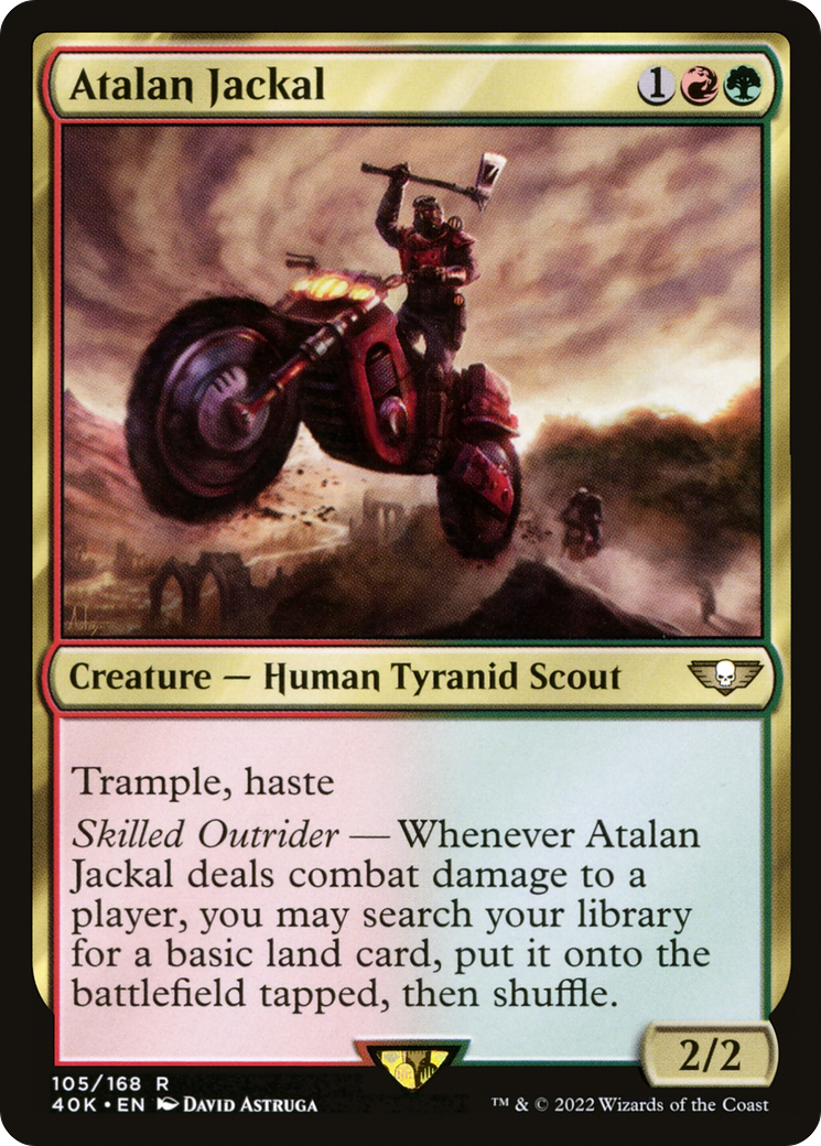 Atalan Jackal (40K-105)  - Warhammer 40,000 Commander