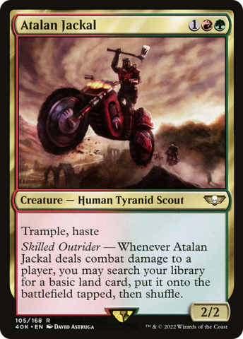 Atalan Jackal (40K-105)  - Warhammer 40,000 Commander