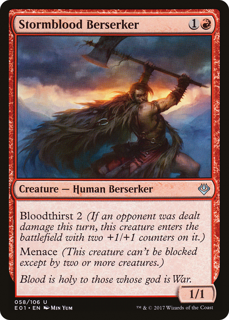 Stormblood Berserker (AC2-058)  - Archenemy: Nicol Bolas