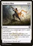 Warhorn Blast (KHM-038)  Foil - Kaldheim