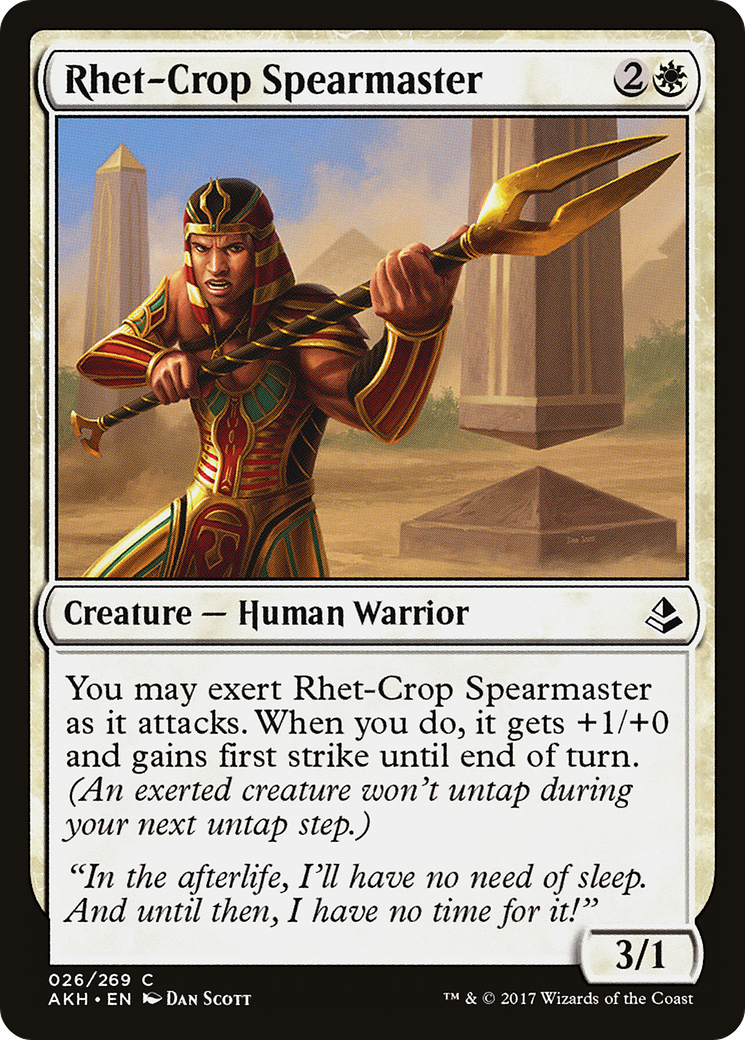Rhet-Crop Spearmaster (AKH-026)  - Amonkhet