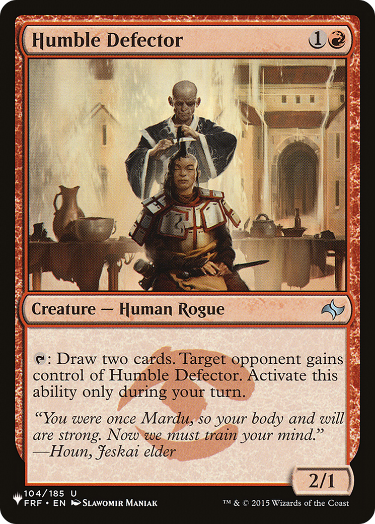 Humble Defector (LIST-FRF-104)  - The List
