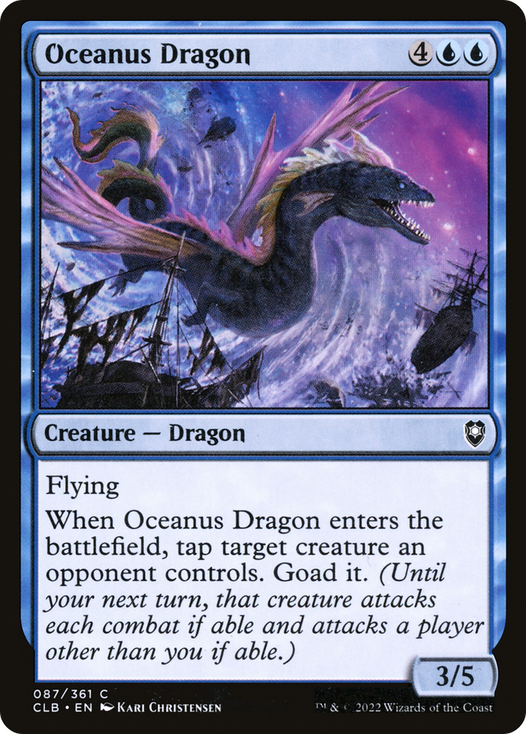 Oceanus Dragon (CLB-087)  - Commander Legends: Battle for Baldur's Gate