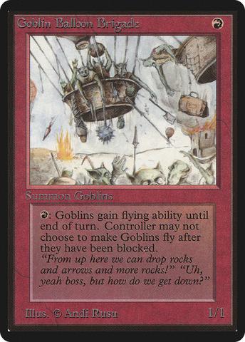 Goblin Balloon Brigade (LEB-)  - Limited Edition Beta