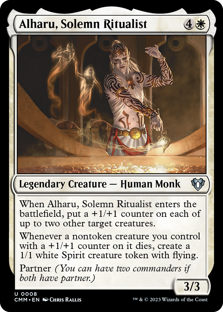 Alharu, Solemn Ritualist (CMM-008)  - Commander Masters