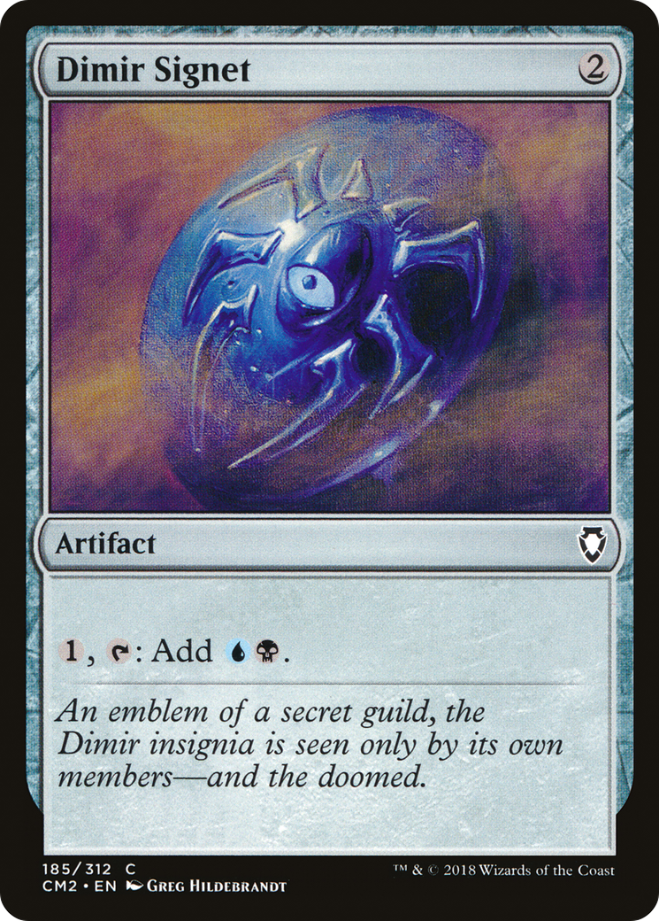 Dimir Signet (CM2-185)  - Commander Anthology Volume II