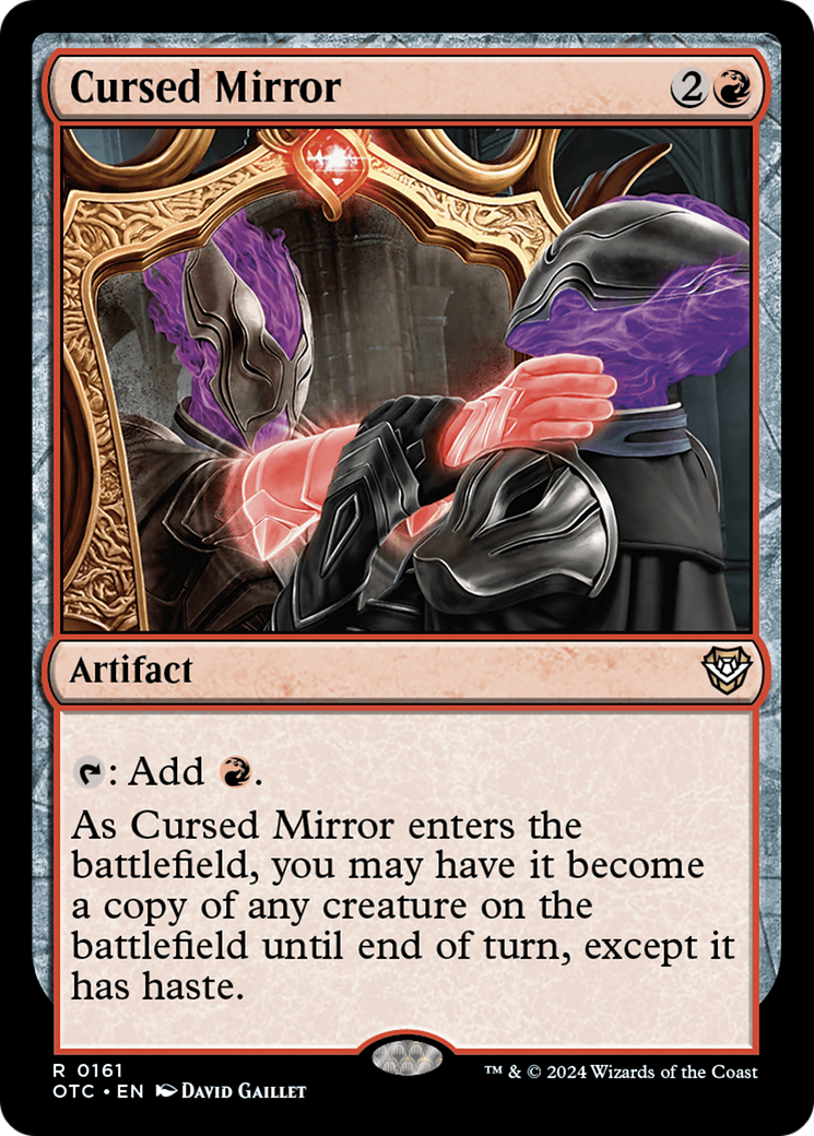 Cursed Mirror (OTC-161)  - Outlaws of Thunder Junction Commander