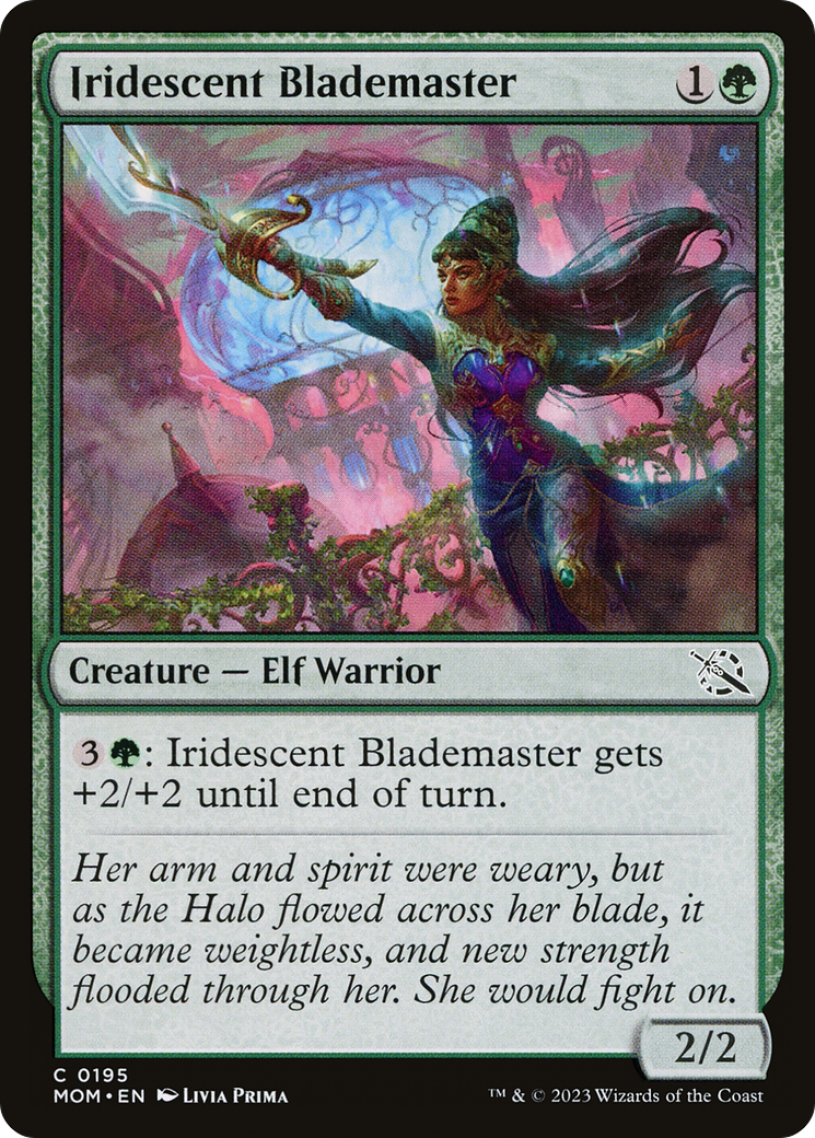 Iridescent Blademaster (MOM-195)  Foil - March of the Machine