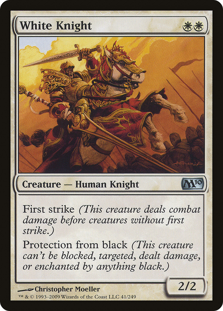 White Knight (M10-041)  Foil - Magic 2010