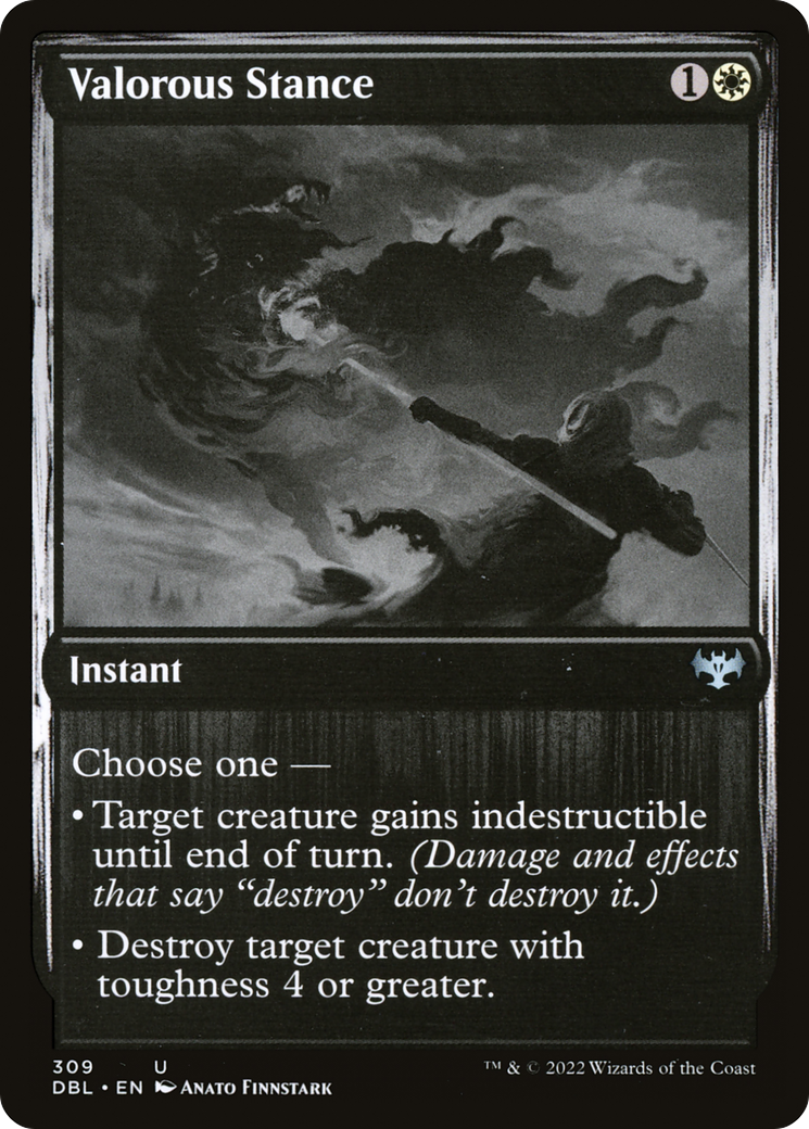 Valorous Stance (DBL-309)  Foil - Innistrad: Double Feature