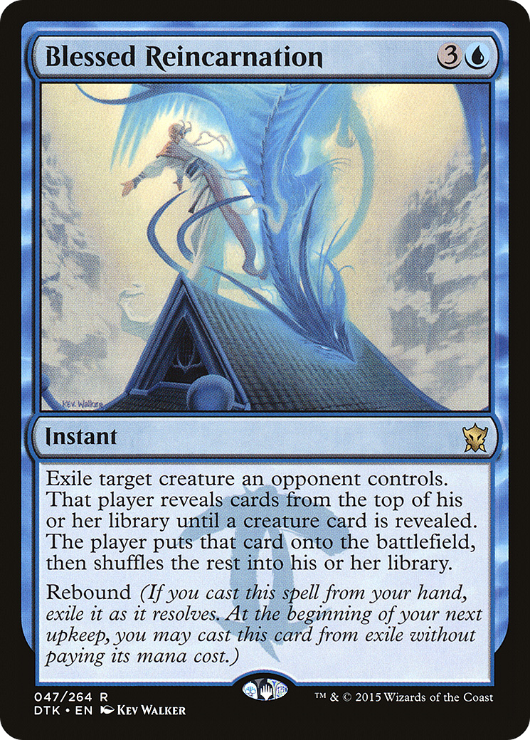 Blessed Reincarnation (DTK-047)  Foil - Dragons of Tarkir