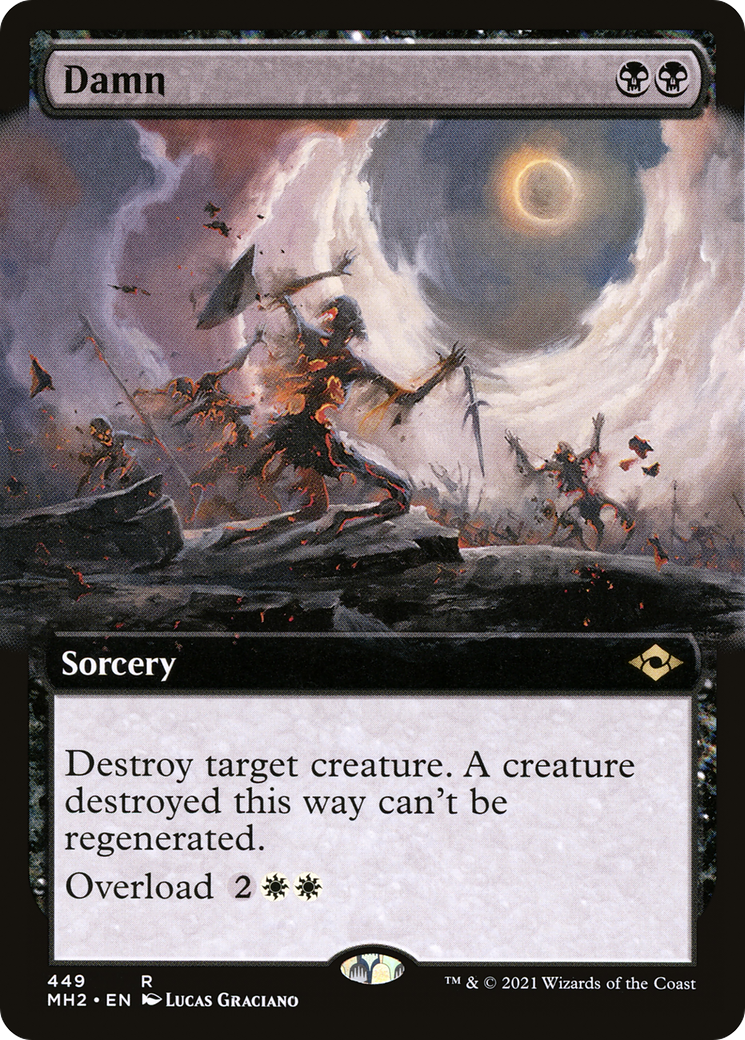Damn (Extended Art) (MH2-449)  Foil - Modern Horizons 2: (Extended Art)