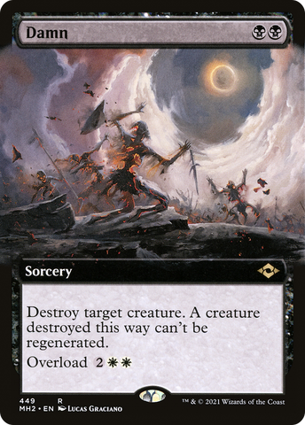 Damn (Extended Art) (MH2-449)  Foil - Modern Horizons 2: (Extended Art)
