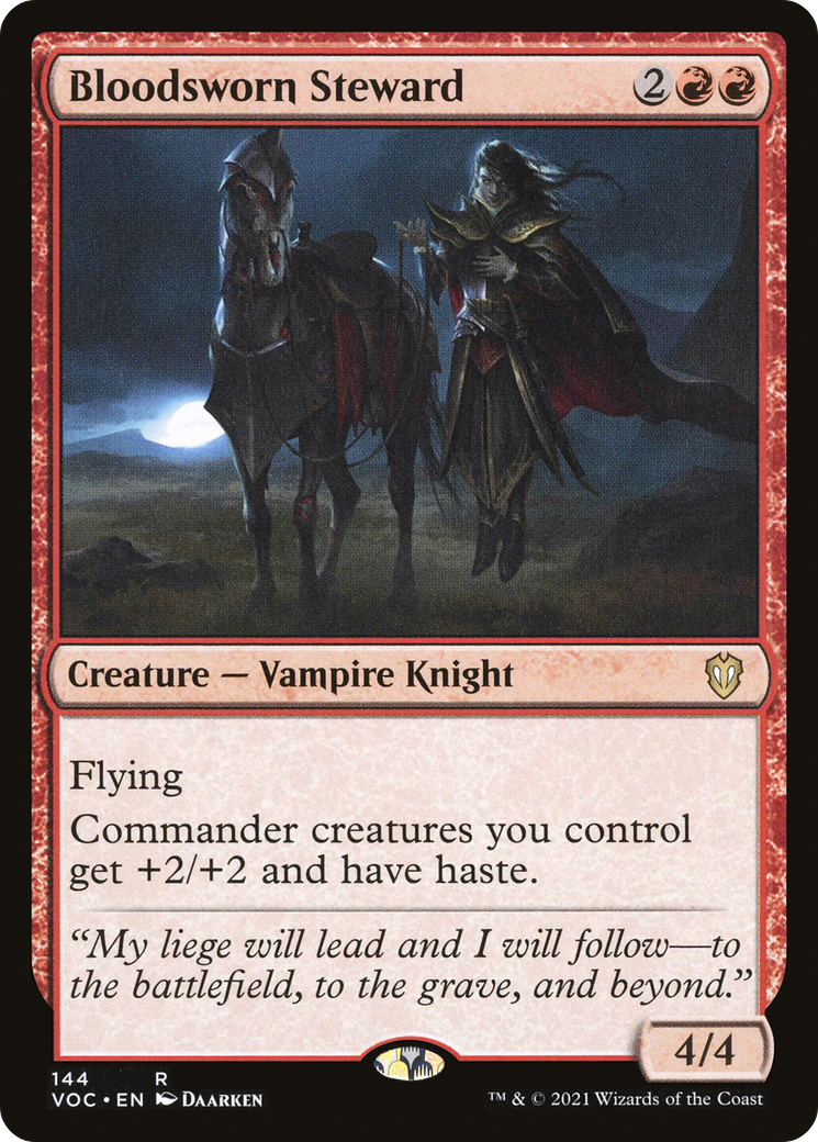 Bloodsworn Steward (VOC-144)  - Crimson Vow Commander