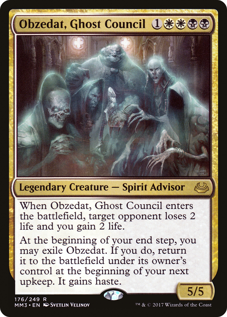 Obzedat, Ghost Council (MM3-176) - Modern Masters 2017 Foil