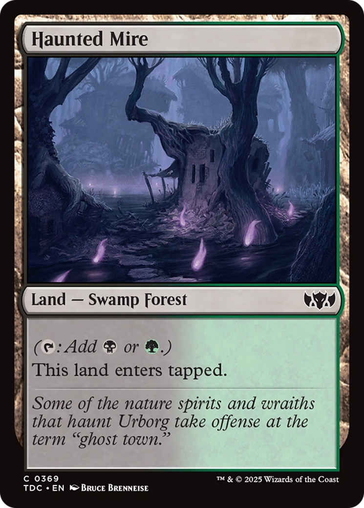 Haunted Mire (TDC-369)  - Commander: Tarkir: Dragonstorm