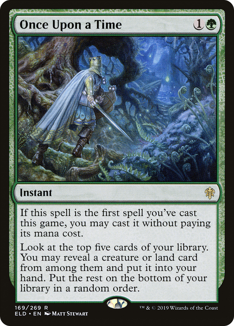 Once Upon a Time (ELD-169)  Foil - Throne of Eldraine