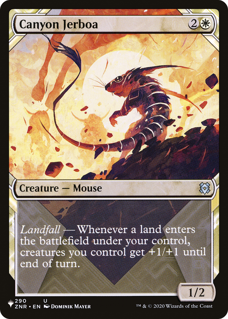 Canyon Jerboa (Showcase) (LIST-ZNR-290)  - The List: (Showcase)