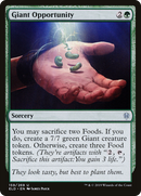 Giant Opportunity (ELD-159)  Foil - Throne of Eldraine