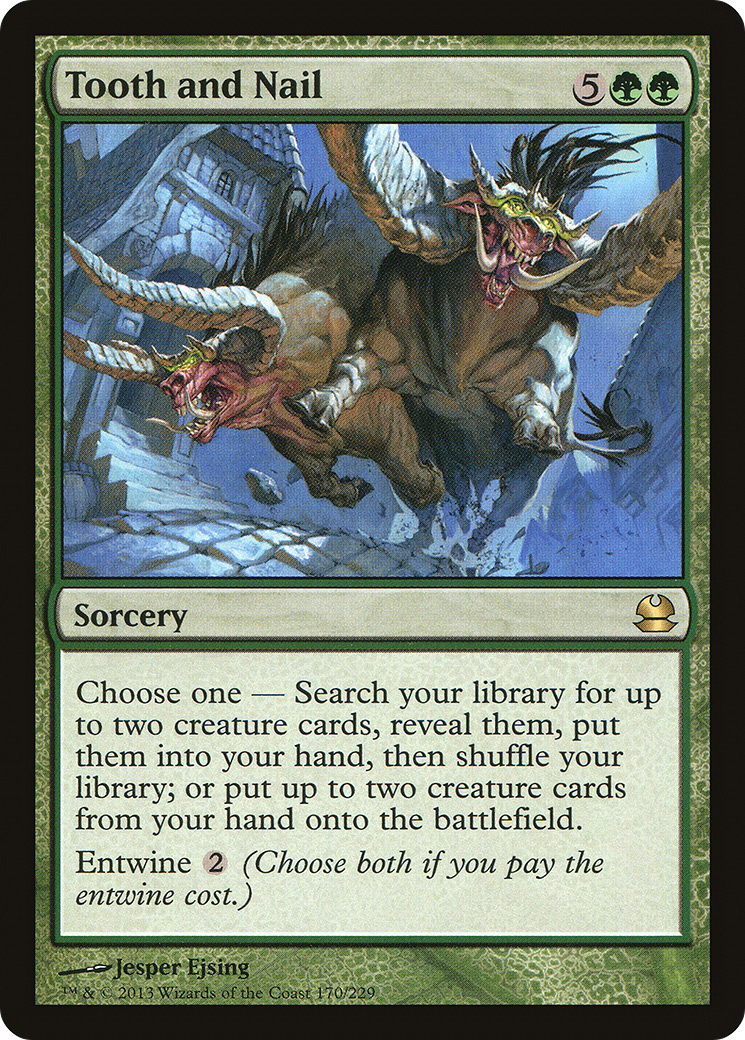 Tooth and Nail (MMA-170)  Foil - Modern Masters