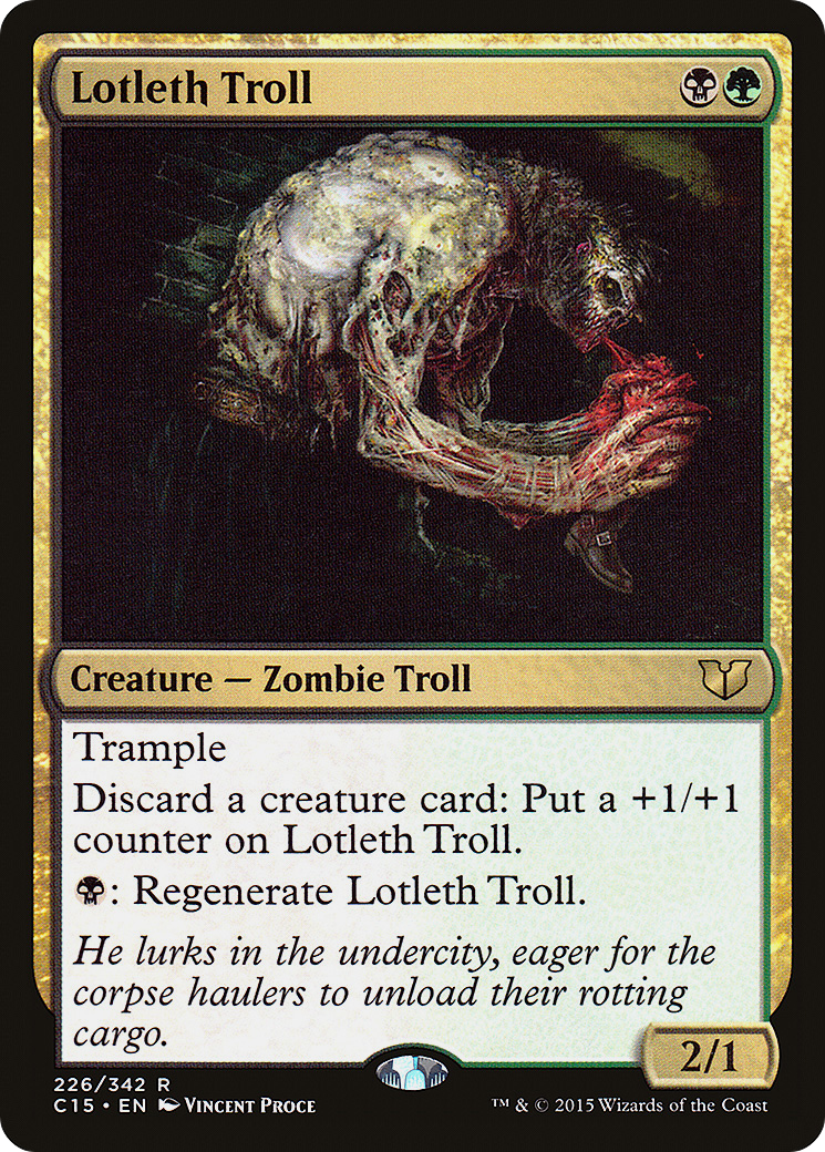 Lotleth Troll (C15-226)  - Commander 2015