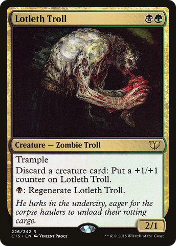 Lotleth Troll (C15-226)  - Commander 2015