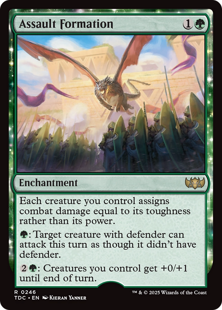 Assault Formation (TDC-246) - Commander: Tarkir: Dragonstorm: (enchantment)