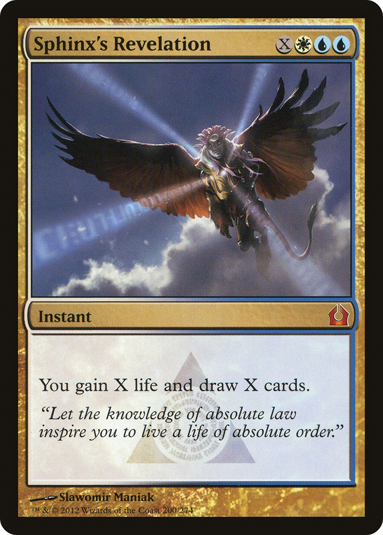 Sphinx's Revelation (RTR-200)  Foil - Return to Ravnica