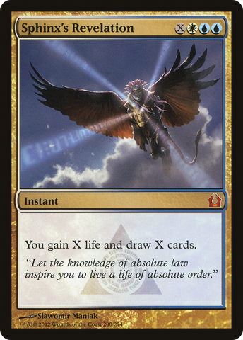 Sphinx's Revelation (RTR-200)  Foil - Return to Ravnica