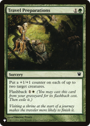 Travel Preparations (LIST-ISD-206)  - The List
