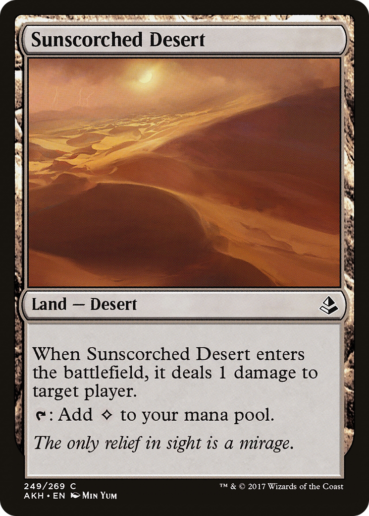 Sunscorched Desert (AKH-249)  Foil - Amonkhet