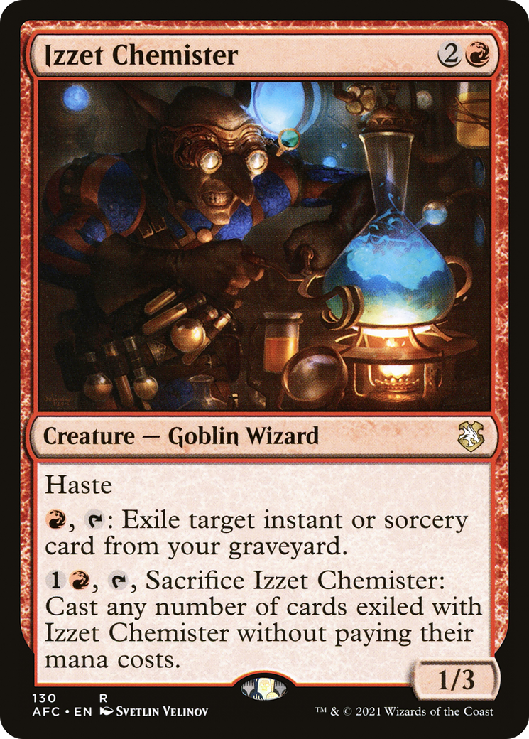 Izzet Chemister (AFC-130) - Adventures in the Forgotten Realms Commander