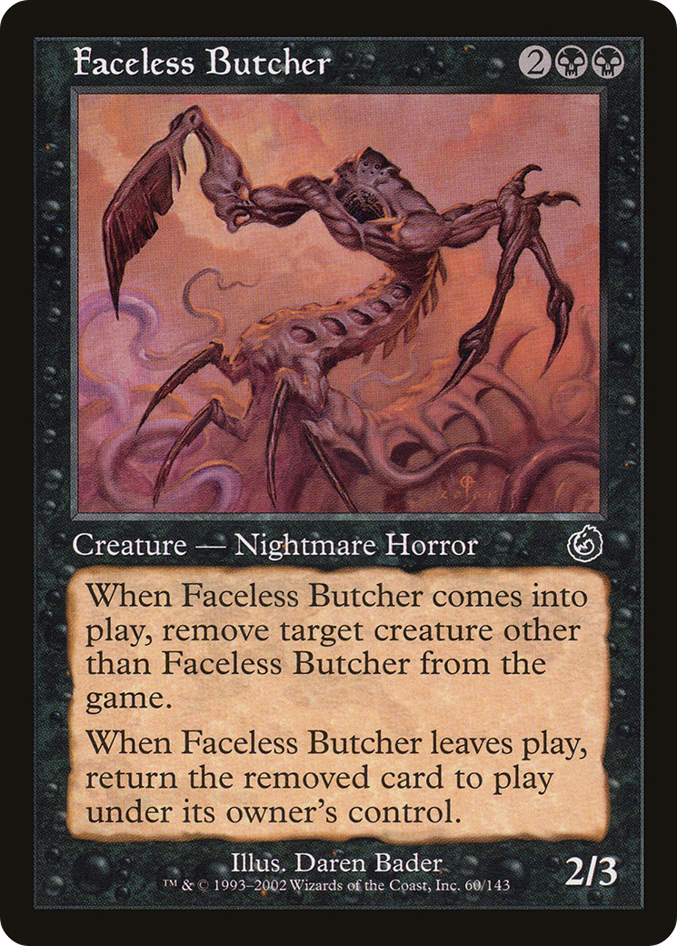 Faceless Butcher (TOR-060)  Foil - Torment