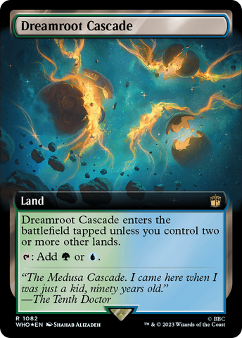 Dreamroot Cascade (Extended Art) (Surge Foil) (WHO-1082)  Foil - Doctor Who: (Extended Art)