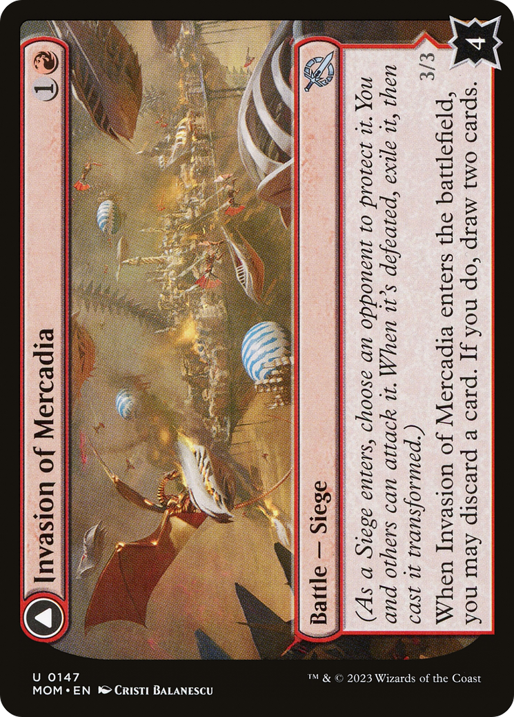 Invasion of Mercadia (MOM-147) - March of the Machine Foil