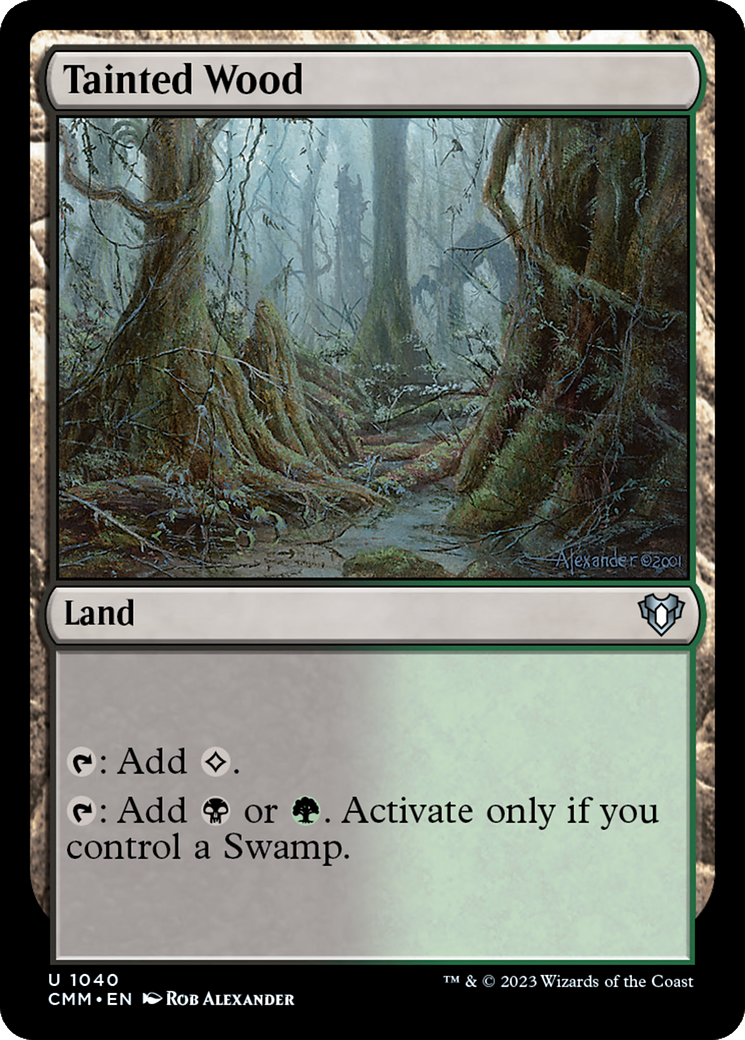 Tainted Wood (CMM-1040)  - Commander Masters