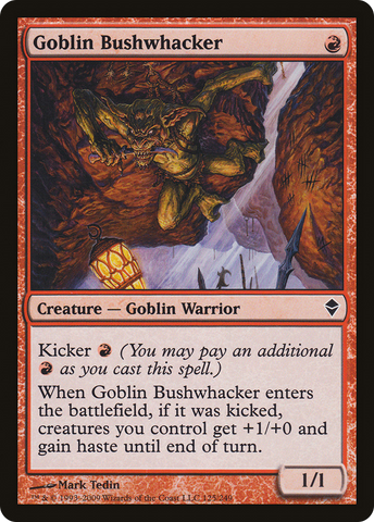 Goblin Bushwhacker (ZEN-125)  - Zendikar