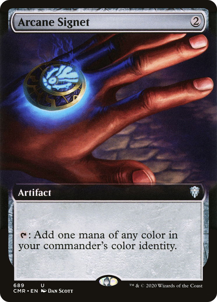 Arcane Signet (Extended Art) (CMR-689)  - Commander Legends: (Extended Art)