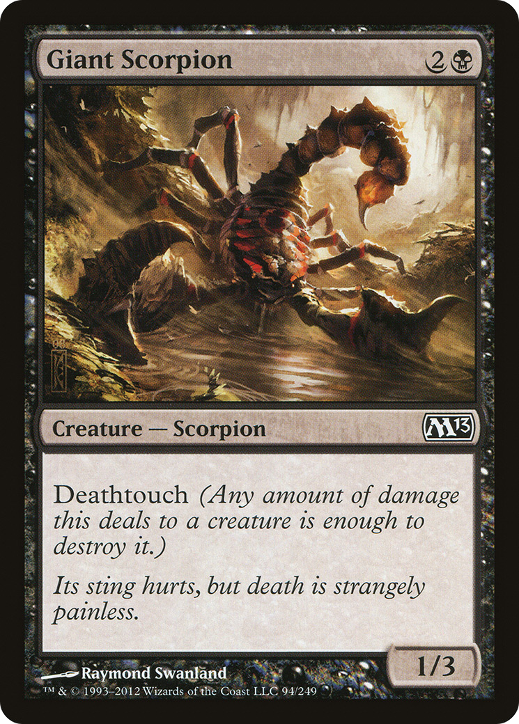 Giant Scorpion (M13-094)  Foil - Magic 2013
