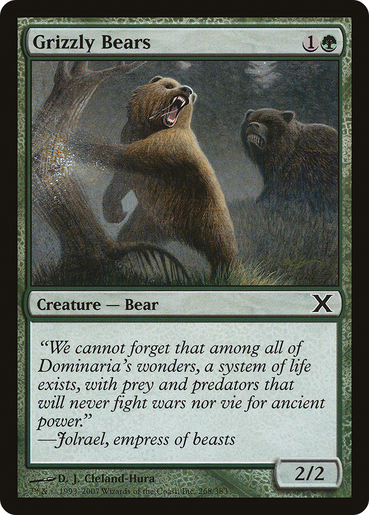 Grizzly Bears (10E-268)  - Tenth Edition