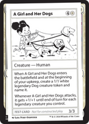 A Girl and Her Dogs (MB2PC-)  - Mystery Booster 2