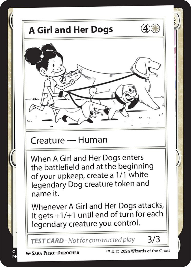 A Girl and Her Dogs (MB2PC-)  - Mystery Booster 2