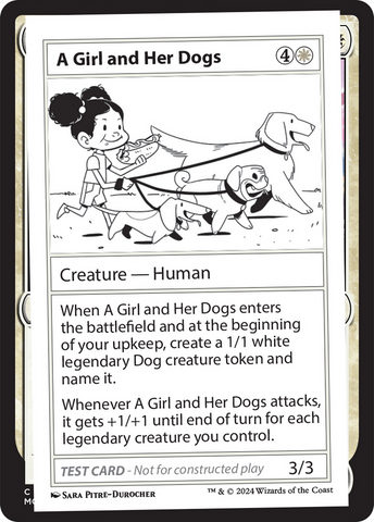 A Girl and Her Dogs (MB2PC-)  - Mystery Booster 2